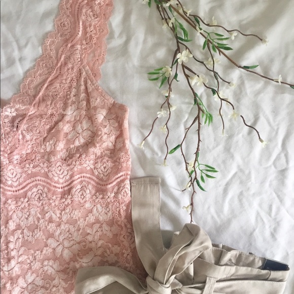 Pink Lace Tank - Picture 4 of 5